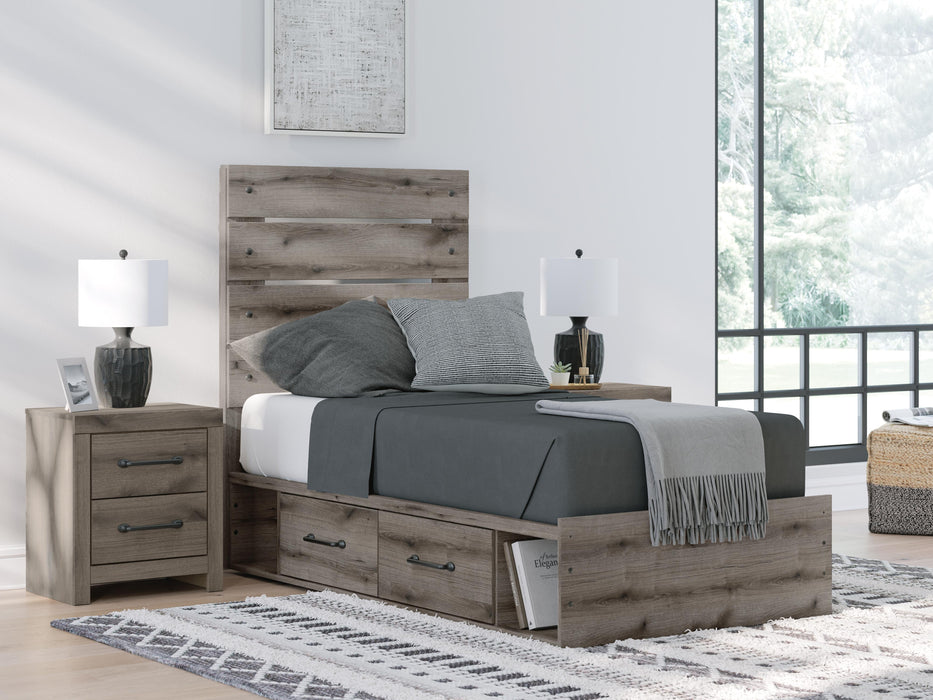 Graystorm Bed with Storage - Pierce Furniture Gallery