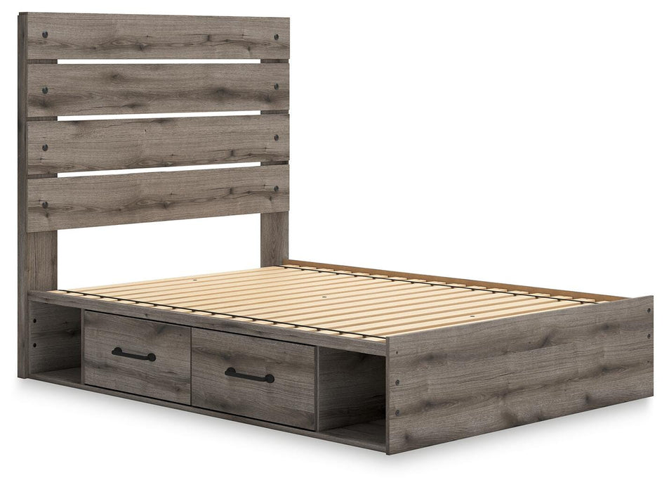 Graystorm Bed with Storage - Pierce Furniture Gallery