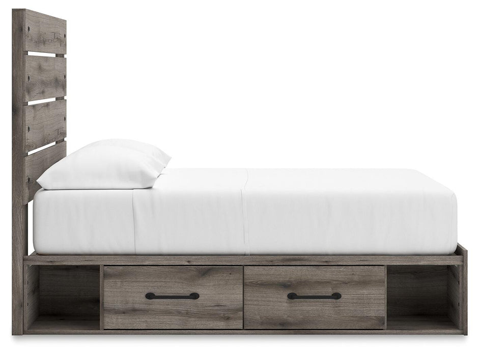 Graystorm Bed with Storage - Pierce Furniture Gallery