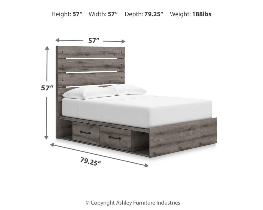 Graystorm Bed with Storage - Pierce Furniture Gallery