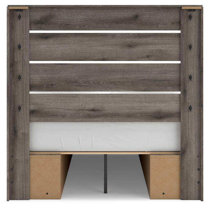 Graystorm Bed with Storage - Pierce Furniture Gallery