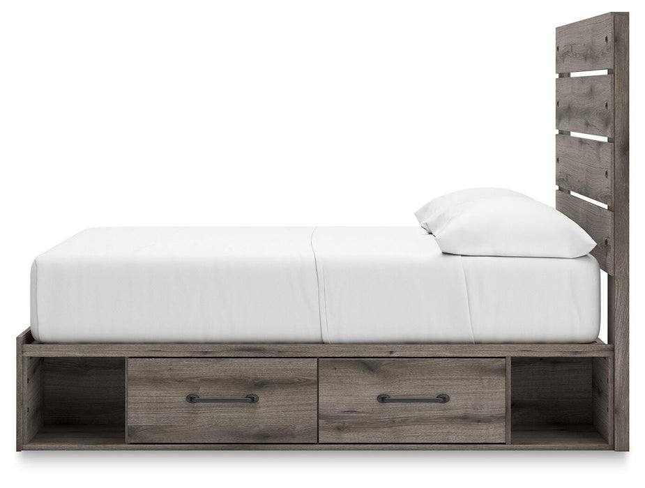 Graystorm Bed with Storage - Pierce Furniture Gallery