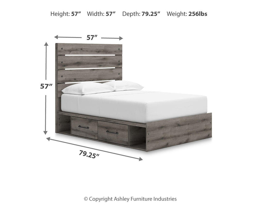 Graystorm Bed with Storage - Pierce Furniture Gallery