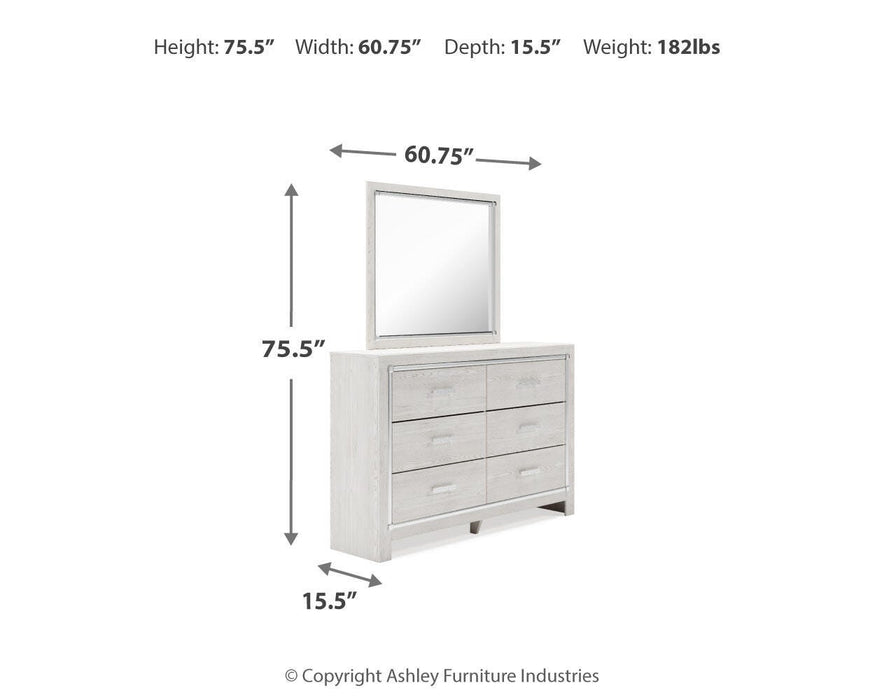 Altyra Dresser and Mirror - Pierce Furniture Gallery