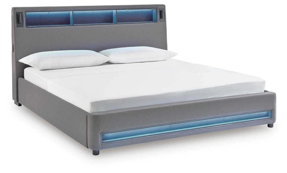 Verishaw Upholstered Bed - Pierce Furniture Gallery
