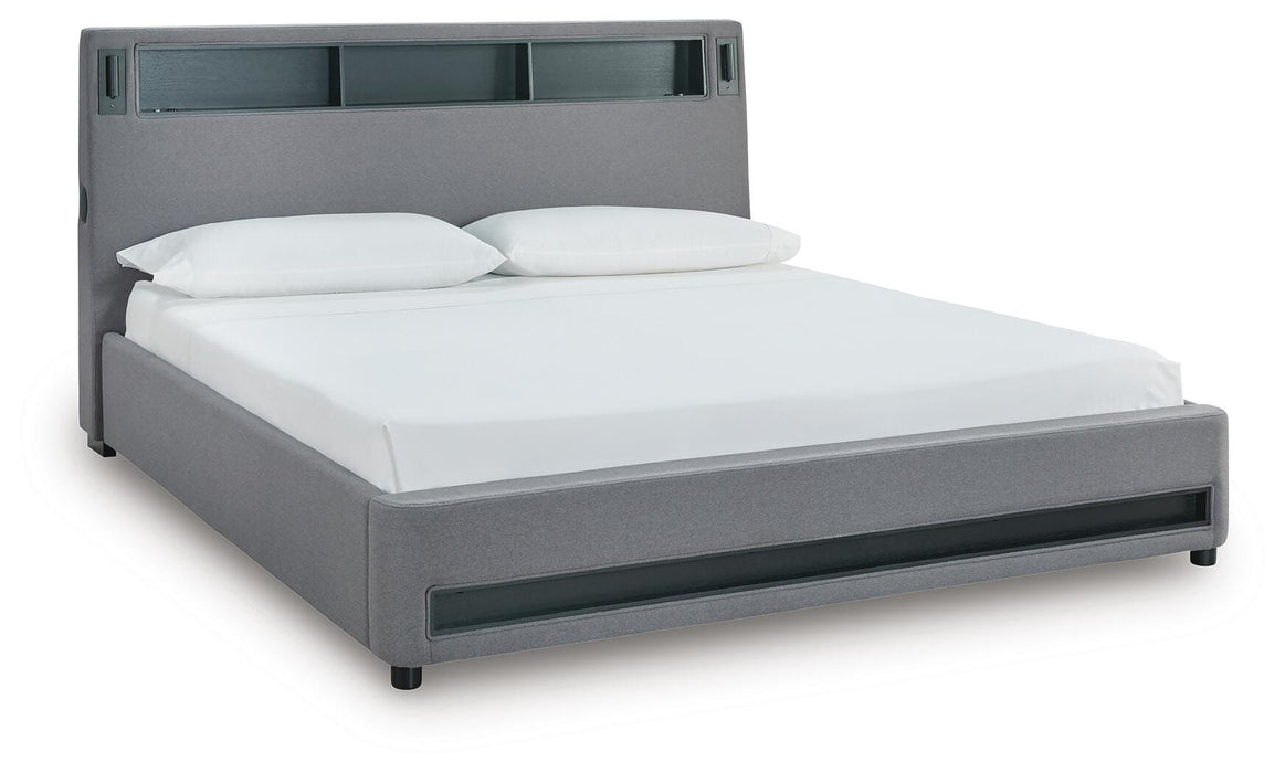Verishaw Upholstered Bed - Pierce Furniture Gallery