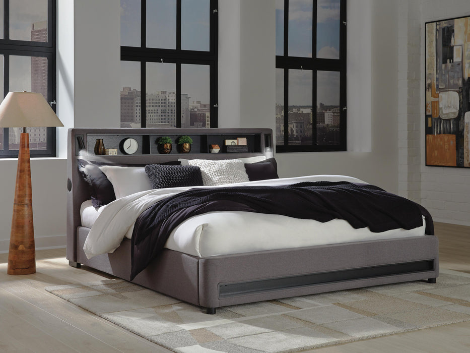 Verishaw Upholstered Bed - Pierce Furniture Gallery