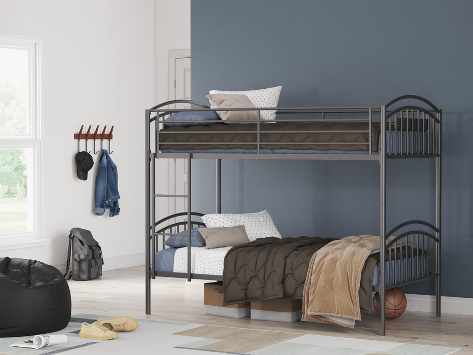 Lanceburg Bunk Bed with Ladder - Pierce Furniture Gallery