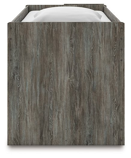 Frandern Loft Bed with Bookcase Storage - Pierce Furniture Gallery