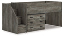 Frandern Loft Bed with Drawer Storage - Pierce Furniture Gallery