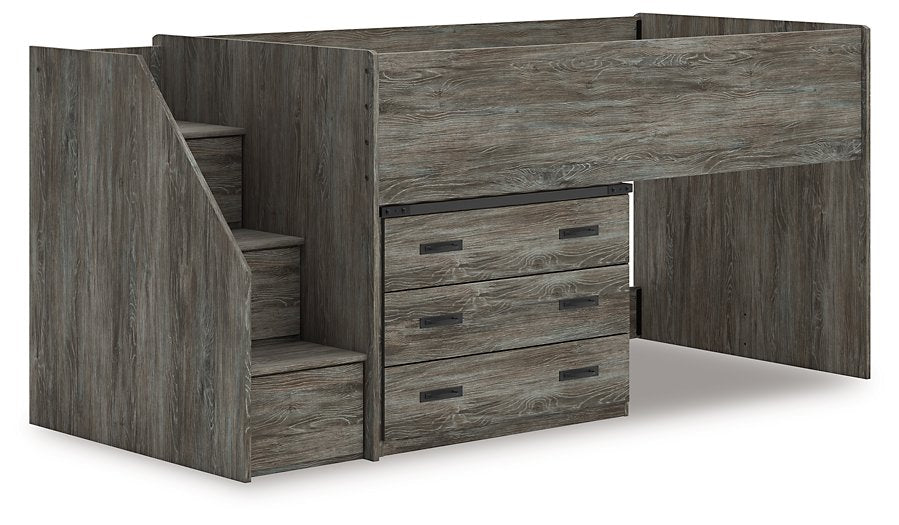 Frandern Loft Bed with Drawer Storage - Pierce Furniture Gallery