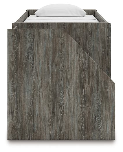 Frandern Loft Bed with Drawer Storage - Pierce Furniture Gallery