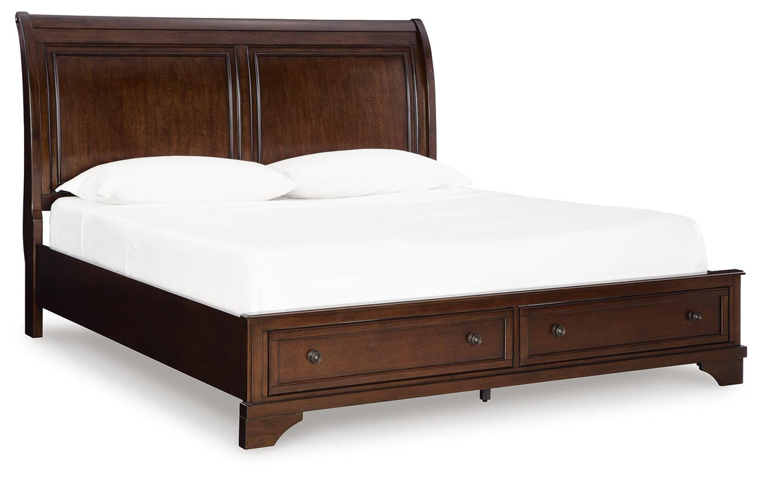 Trellington Sleigh Storage Bed - Pierce Furniture Gallery