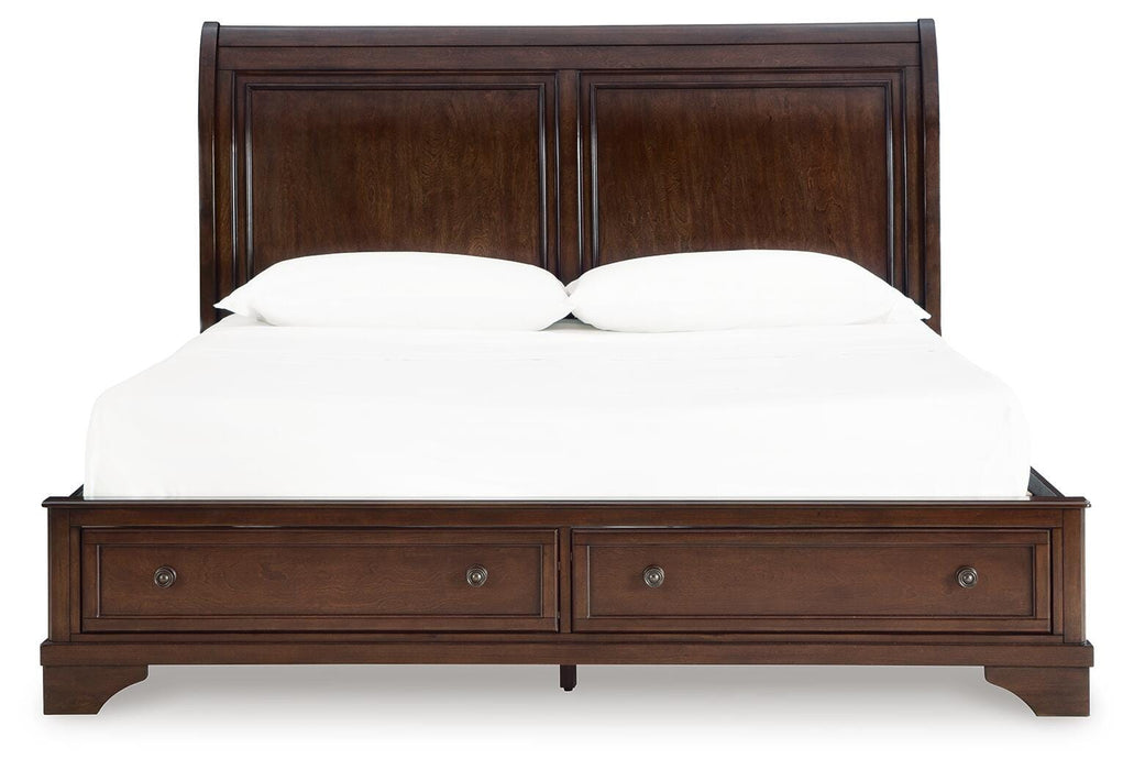 Trellington Sleigh Storage Bed - Pierce Furniture Gallery