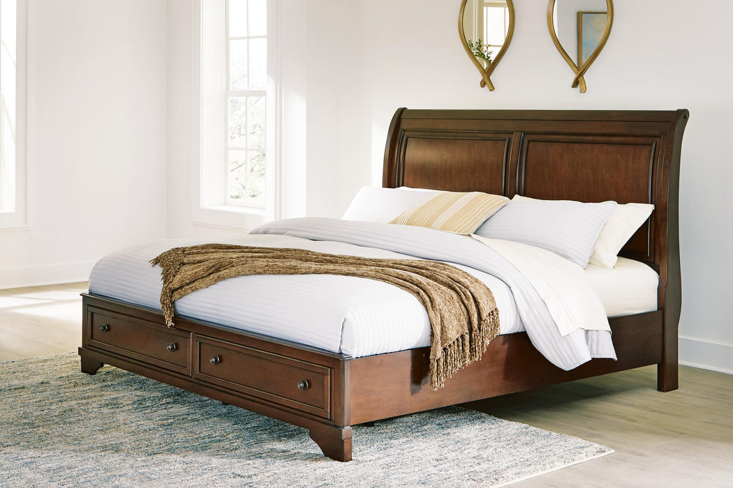 Trellington Sleigh Storage Bed - Pierce Furniture Gallery