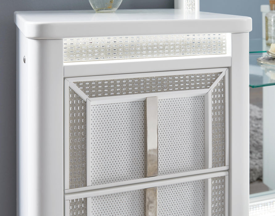 Chalanna Vanity with Mirror - Pierce Furniture Gallery