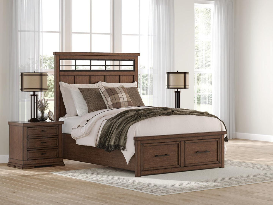 Taffenbrook Panel Storage Bed - Pierce Furniture Gallery