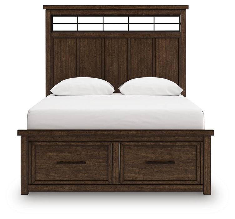 Taffenbrook Panel Storage Bed - Pierce Furniture Gallery