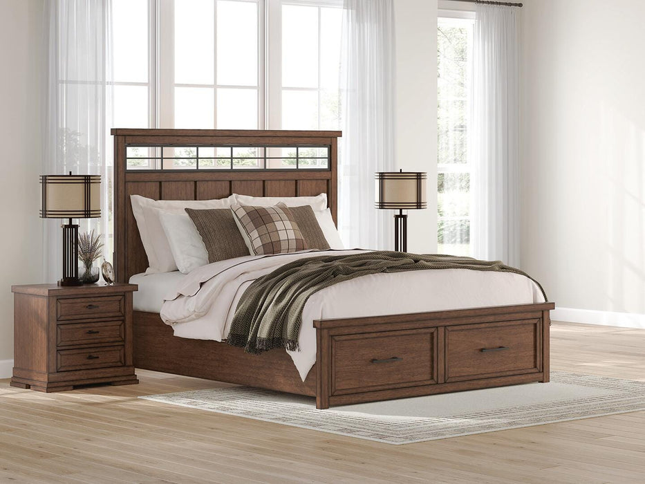 Taffenbrook Panel Storage Bed - Pierce Furniture Gallery