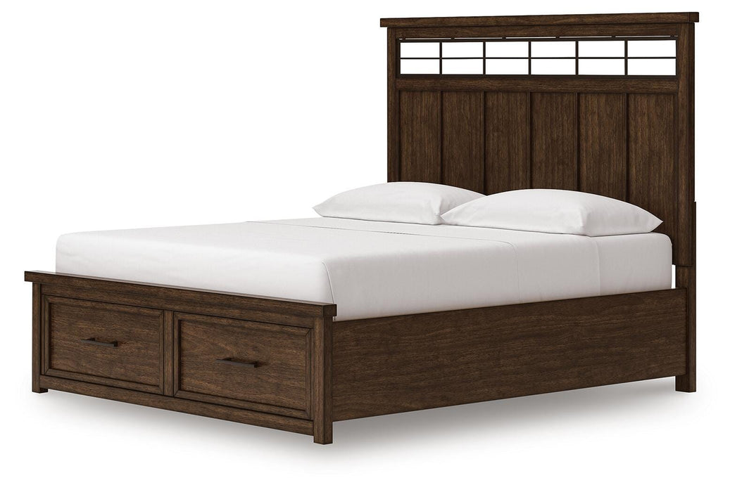 Taffenbrook Panel Storage Bed - Pierce Furniture Gallery