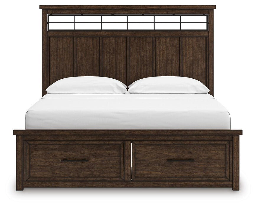 Taffenbrook Panel Storage Bed - Pierce Furniture Gallery