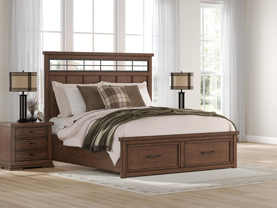 Taffenbrook Panel Storage Bed - Pierce Furniture Gallery