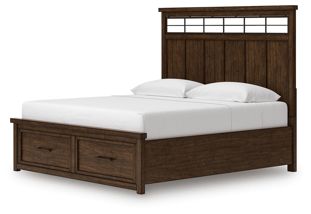 Taffenbrook Panel Storage Bed - Pierce Furniture Gallery