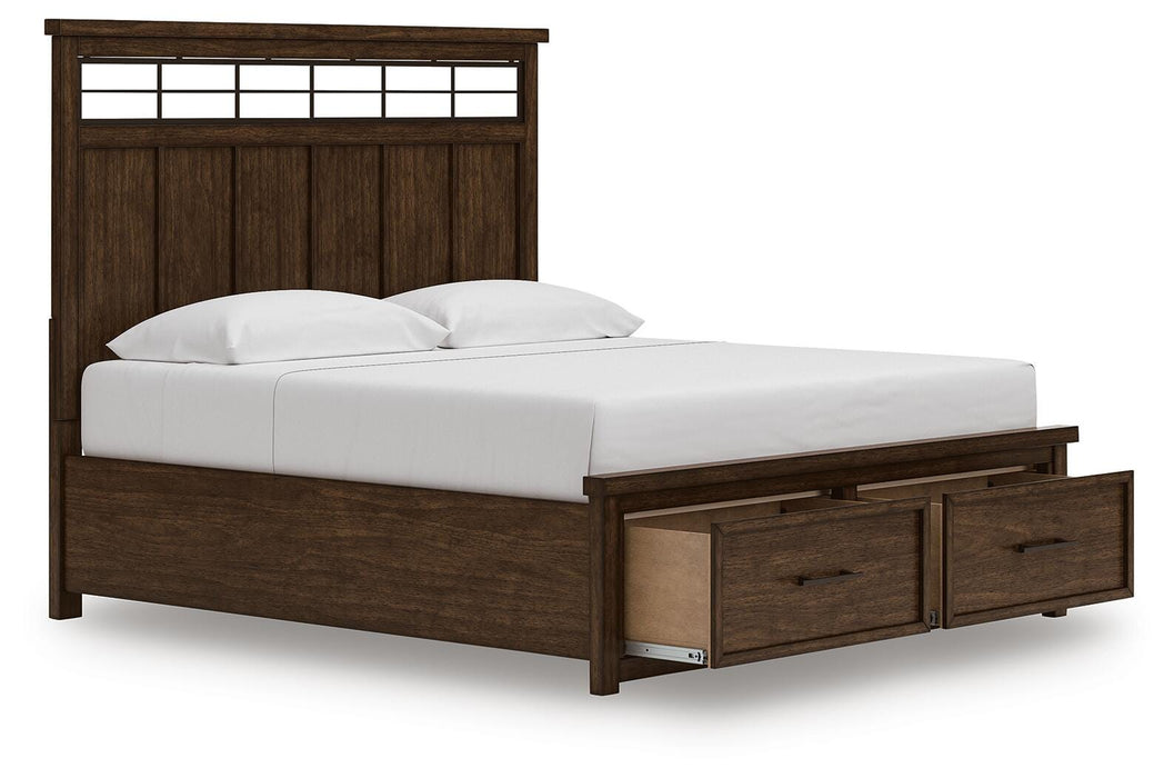 Taffenbrook Panel Storage Bed - Pierce Furniture Gallery