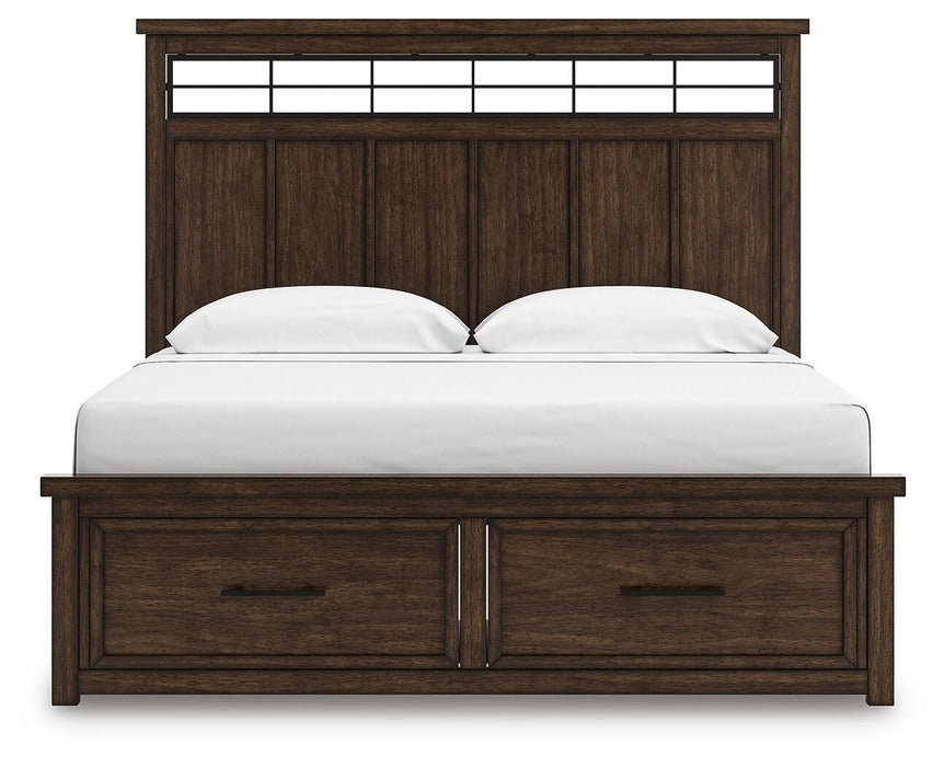 Taffenbrook Panel Storage Bed - Pierce Furniture Gallery