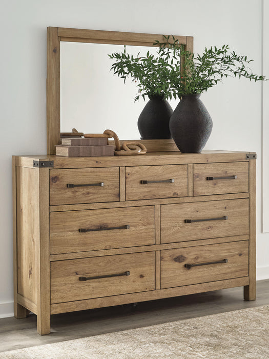 Ridgester Dresser and Mirror - Pierce Furniture Gallery
