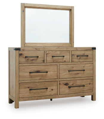 Ridgester Dresser and Mirror - Pierce Furniture Gallery