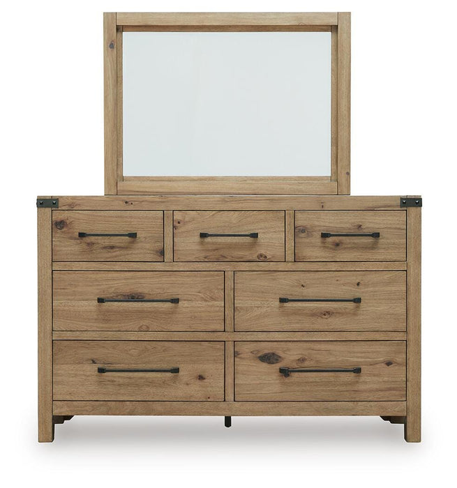 Ridgester Dresser and Mirror - Pierce Furniture Gallery