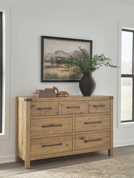 Ridgester Dresser and Mirror - Pierce Furniture Gallery