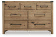 Ridgester Dresser and Mirror - Pierce Furniture Gallery