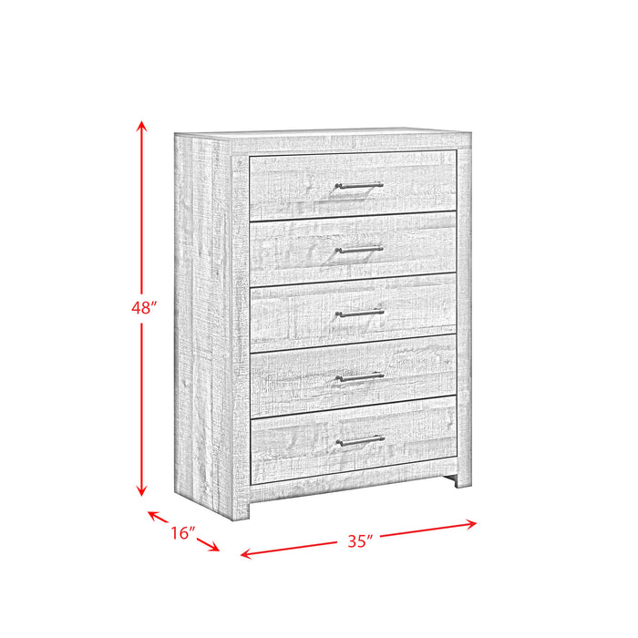 Bailey Bookcase Panel Bedroom Set with Bluetooth