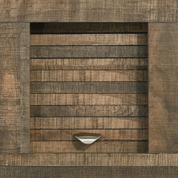 Bailey Bookcase Panel Bedroom Set with Bluetooth