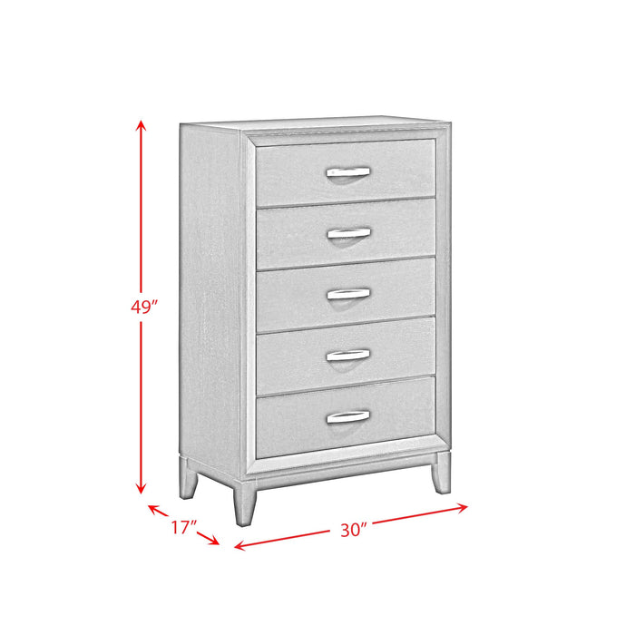 Beaumont 5-Drawer Chest in Merlot - Pierce Furniture Gallery