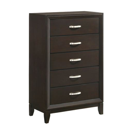 Beaumont 5-Drawer Chest in Merlot - Pierce Furniture Gallery