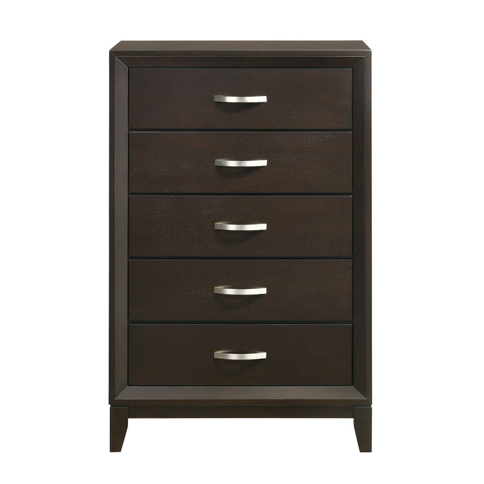 Beaumont 5-Drawer Chest in Merlot - Pierce Furniture Gallery