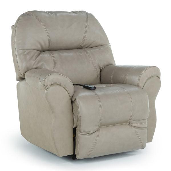 BODIE LEATHER SWIVEL GLIDER RECLINER- 8NW15LU