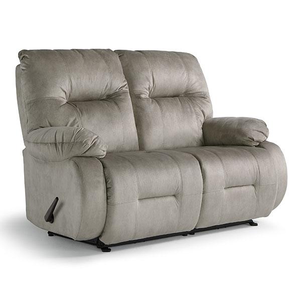 BRINLEY LOVESEAT LEATHER SPACE SAVER LOVESEAT- L700CA4