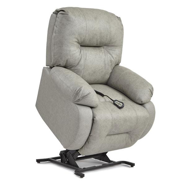 BRINLEY LEATHER ROCKER RECLINER- 8MW87LV - Pierce Furniture Gallery