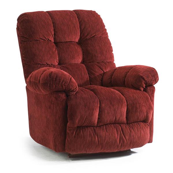 BROSMER LEATHER SWIVEL GLIDER RECLINER- 9MW85-1LV