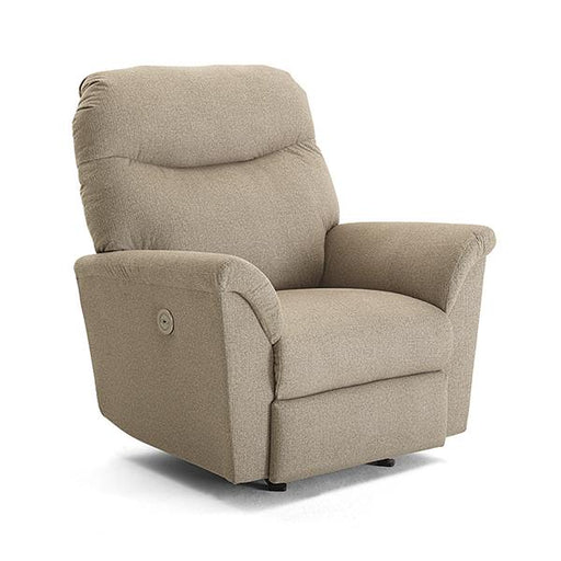 CAITLIN LEATHER POWER HEAD TILT SWIVEL GLIDER RECLINER- 4NZ25LU image