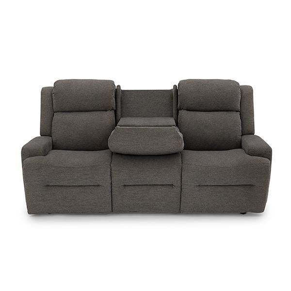 O'NEIL COLLECTION POWER RECLINING SOFA W/ FOLD DOWN TABLE- S920RZ4