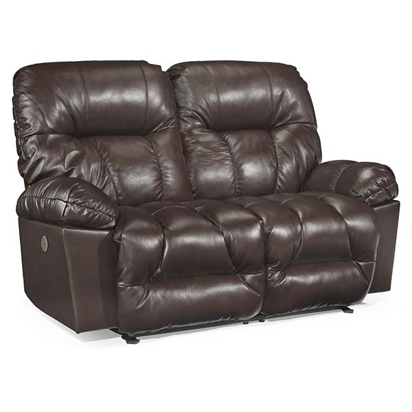 RETREAT LOVESEAT LEATHER SPACE SAVER LOVESEAT- L800CA4