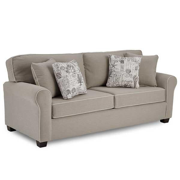 SHANNON COLLECTION STATIONARY SOFA QUEEN SLEEPER- S14QR - Pierce Furniture Gallery