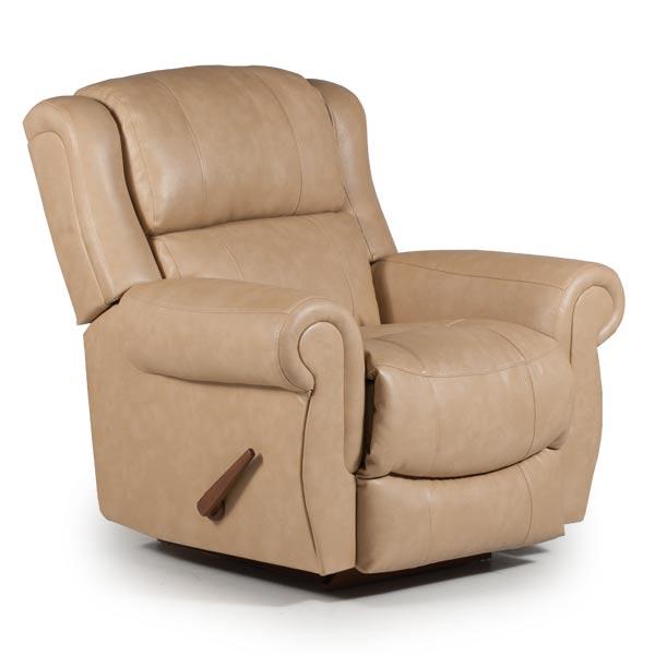 TERRILL LEATHER POWER SPACE SAVER RECLINER- 8NP74LU - Pierce Furniture Gallery