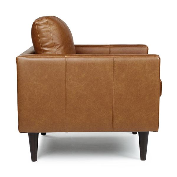 TRAFTON LEATHER CLUB CHAIR- C10BG