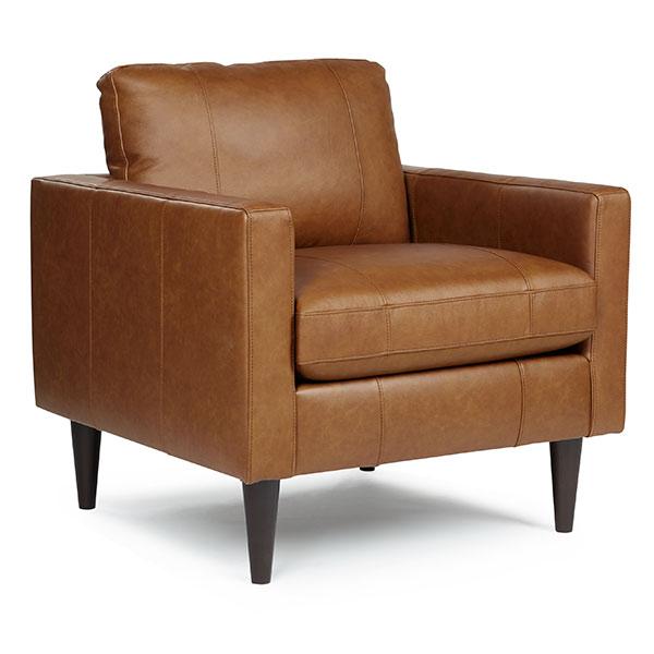 TRAFTON LEATHER CLUB CHAIR- C10RLU